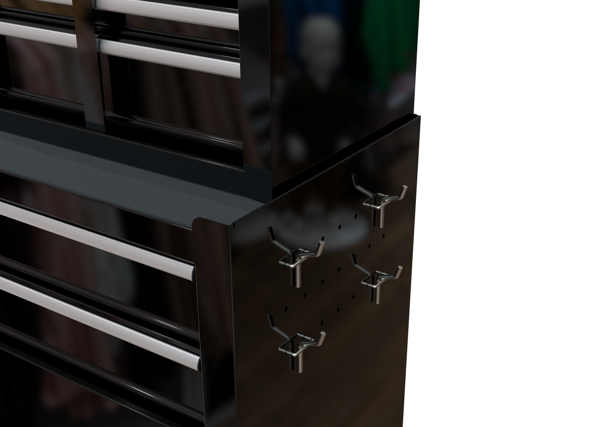 High Capacity Rolling Tool Chest With Wheels And Drawers, 8 Drawer Tool Storage Cabinet Black Black Steel