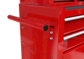 High Capacity Rolling Tool Chest With Wheels And Drawers, 8 Drawer Tool Storage Cabinet Red Red Steel