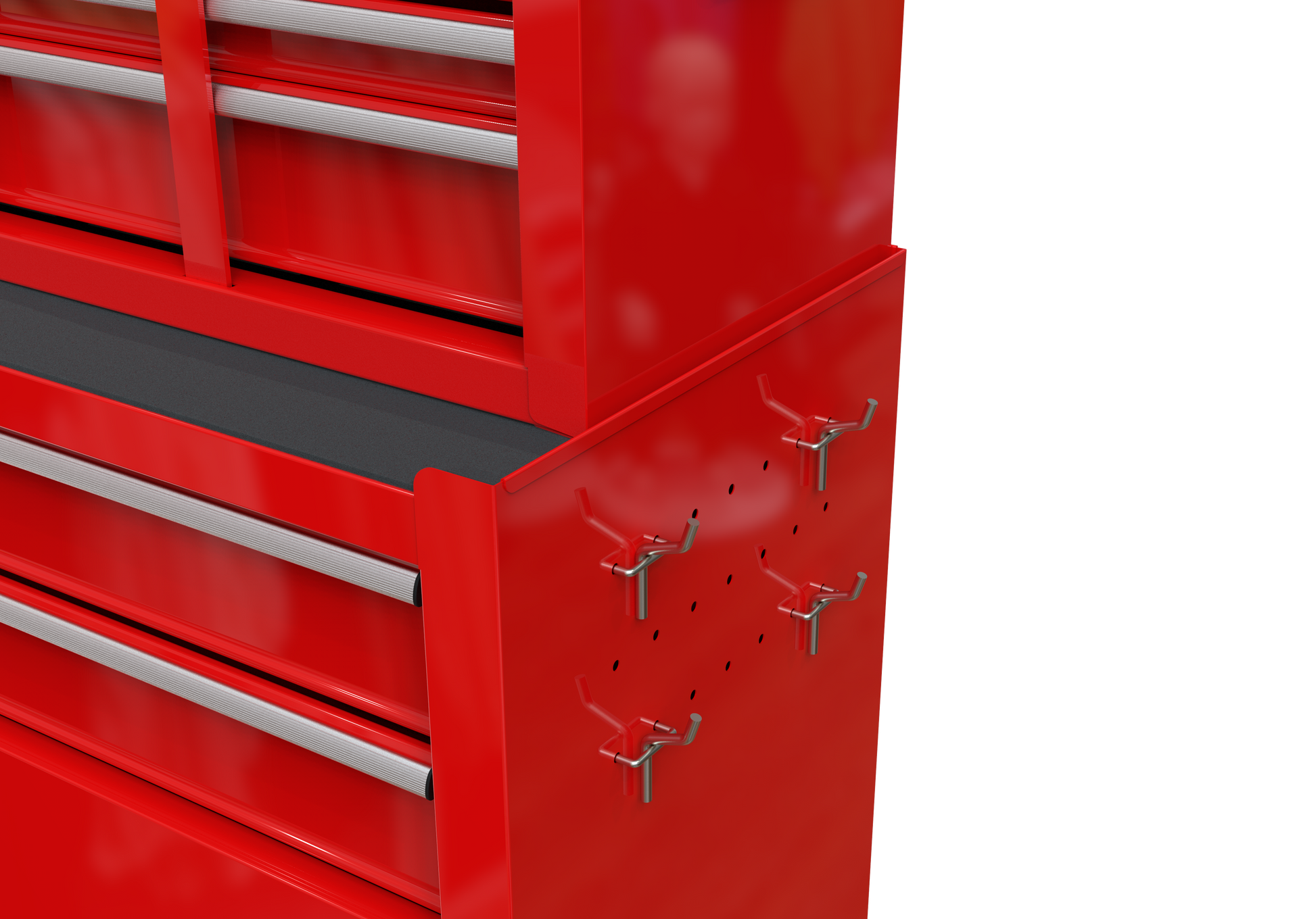 High Capacity Rolling Tool Chest With Wheels And Drawers, 8 Drawer Tool Storage Cabinet Red Red Steel