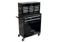 High Capacity Rolling Tool Chest With Wheels And Drawers, 8 Drawer Tool Storage Cabinet Black Black Steel