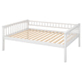 Full Over Full Bunk Bed With Drawers, Convertible Beds, White Old Sku: Sm000241Aak 1 Box Spring Not Required Full White Wood Bedroom Bunk Pine