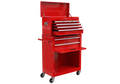 High Capacity Rolling Tool Chest With Wheels And Drawers, 8 Drawer Tool Storage Cabinet Red Red Steel