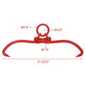 Skidding Tongs With Ring 32Inch Red Carbon Steel