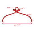 Skidding Tongs With Ring 16Inch Red Carbon Steel