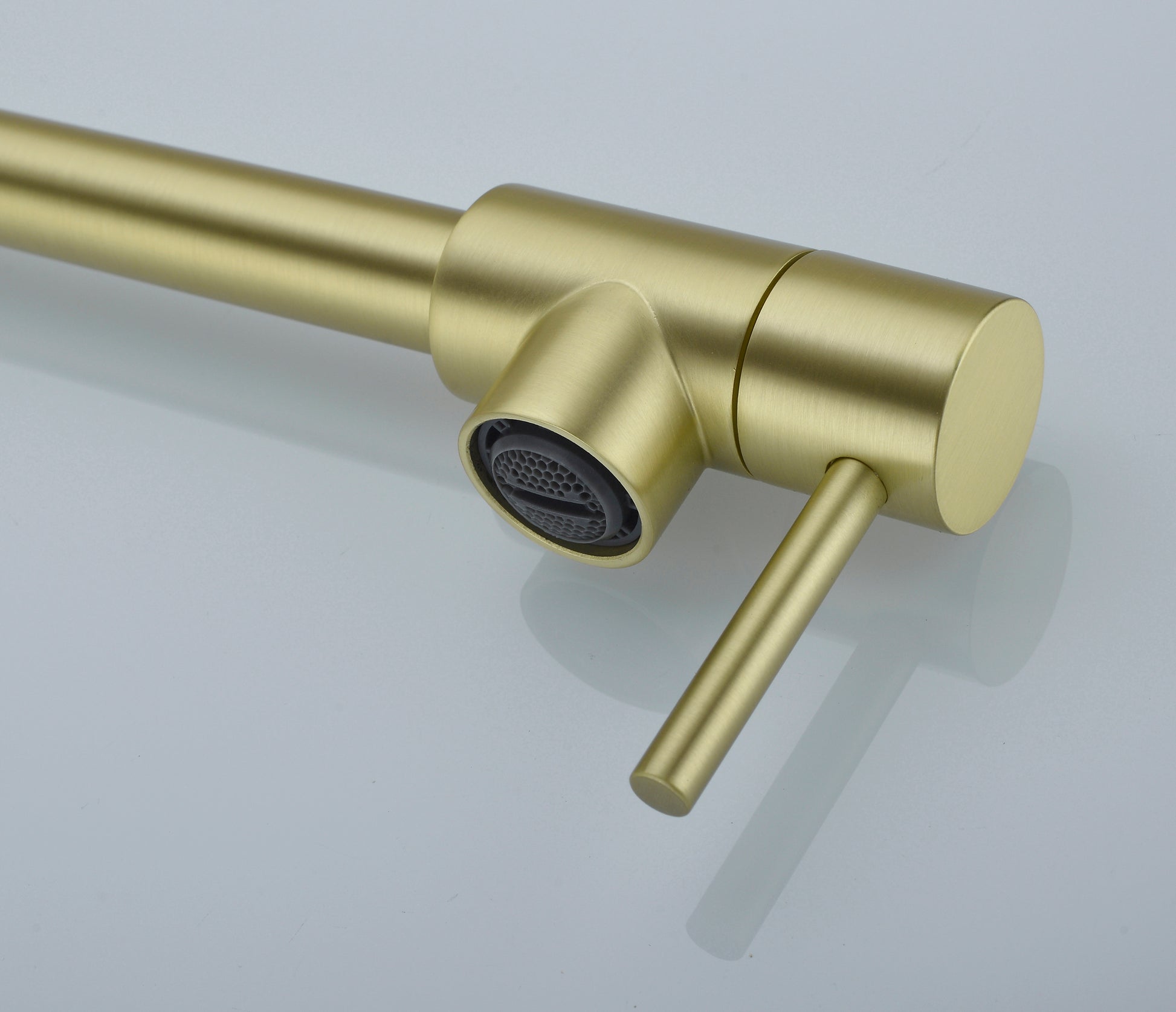 Pot Filler Faucet With Extension Shank Gold Brass