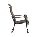 Patio Outdoor Sling Patio 2 Chairs With Aluminum Frame, All Weather Furniture Bronze Aluminum