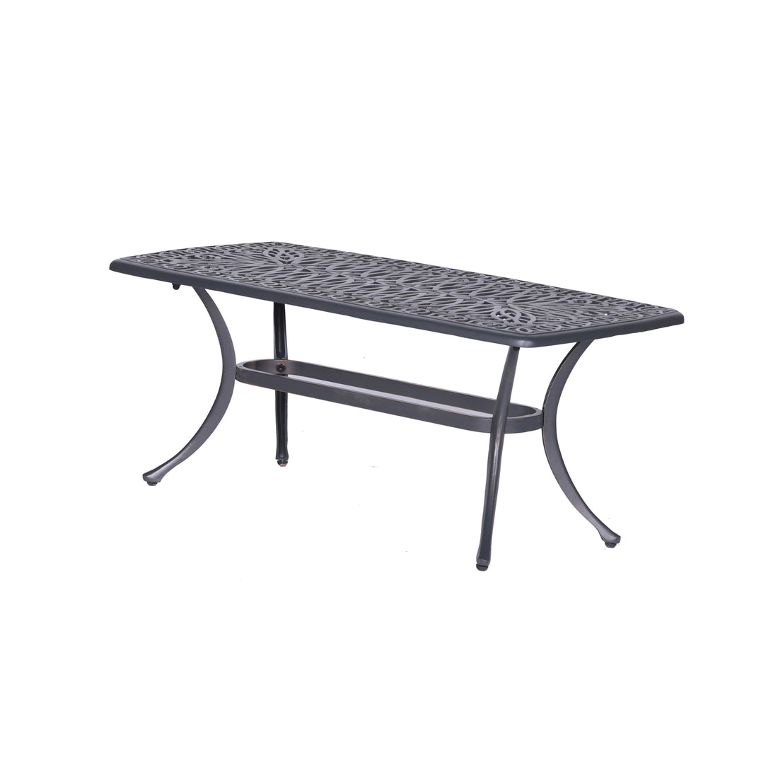 Coffee Table Gunmetal Aluminum