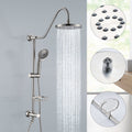 Shower Head With Handheld Shower System With 8