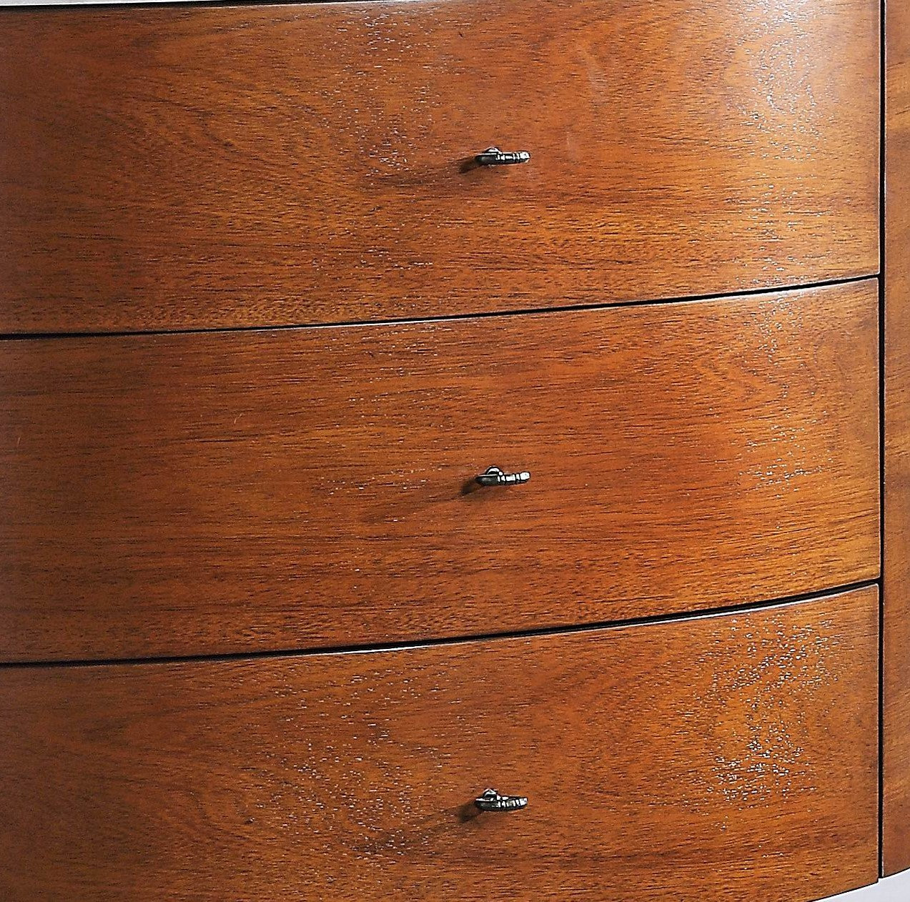 Walnut Finish 1Pc Chest Of Three Drawers Marble Top Ball Bearing Glides Bedroom Furniture Walnut Bedroom Luxury Wood