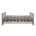 Daybed With Trundle And Drawers, Twin Size, Gray Old Sku: Lp0000141Eaa Gray Solid Wood