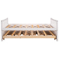 Daybed With Trundle And Drawers, Twin Size, White Old Sku: Lp0000141Kaa White Solid Wood