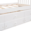 Daybed With Trundle And Drawers, Twin Size, White Old Sku: Lp0000141Kaa White Solid Wood