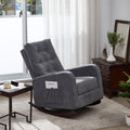 Single Sofa Reclining Chair Japanese Chair Lazy Sofa Tatami Balcony Reclining Sofa Adjustable Chair Antique Gray Metal