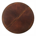 Beautiful Cherry Finish With Gold Tipping 1Pc Dining Round Oval Table With Extension Leaf Traditional Design Furniture Brown Mix Dining Room American Traditional,Traditional Wood