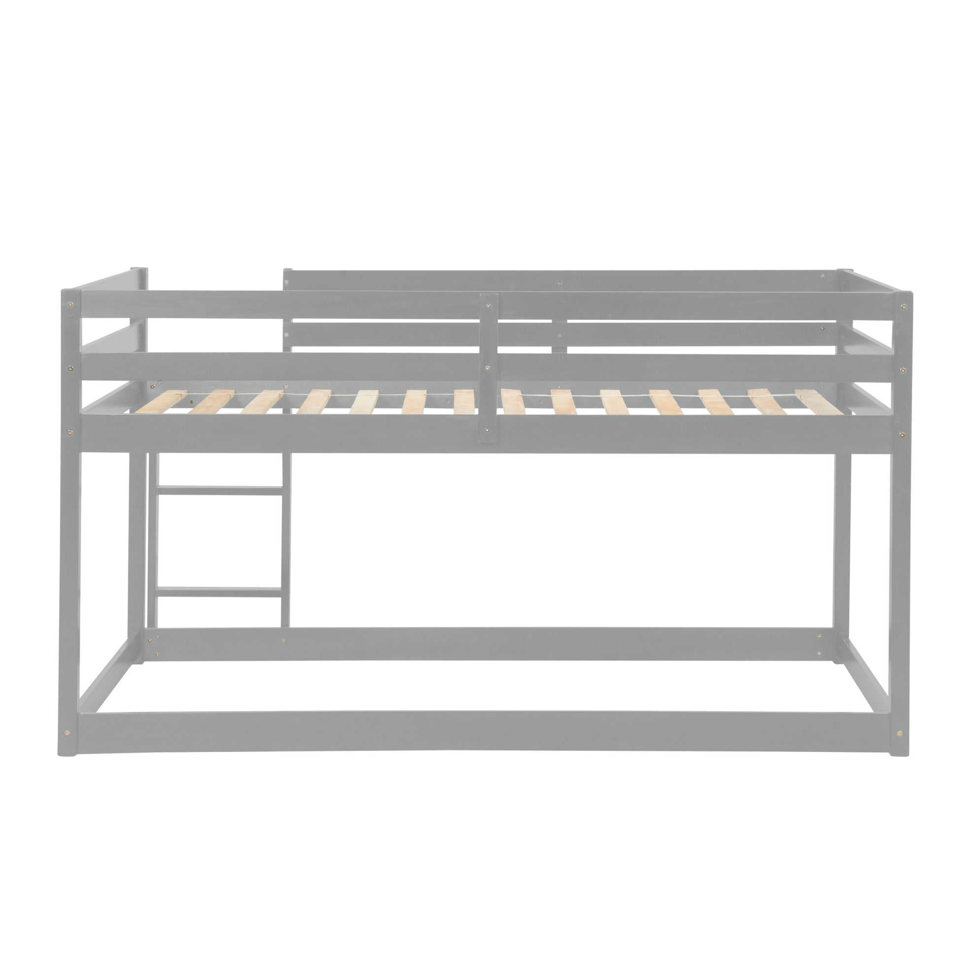 Loft Twin Bedgrey Twin Grey Pine