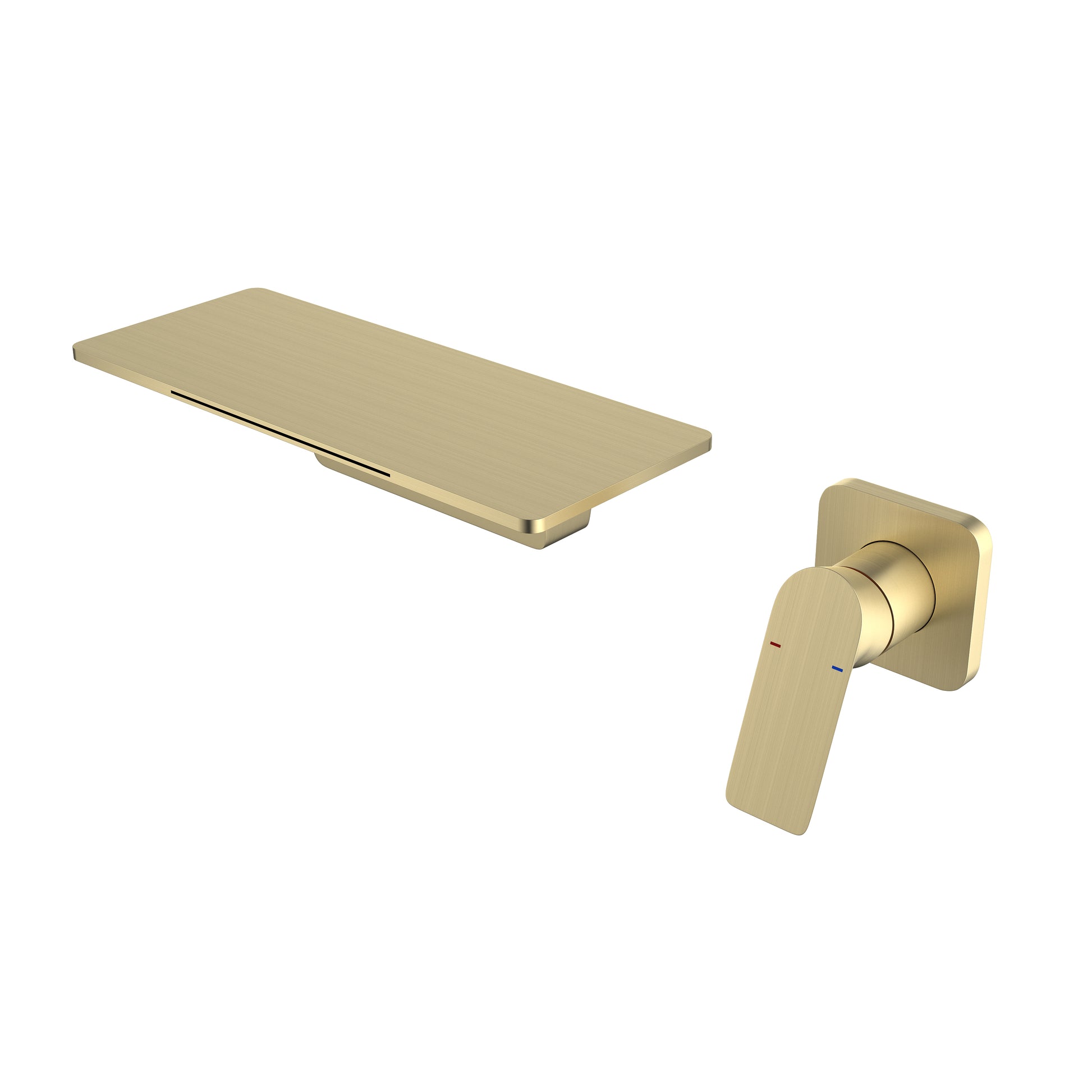 Waterfall Bathroom Sink Faucet Gold Brass