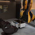 Modern Smart Coffee Table With Built In Fridge, Outlet Protection,Wireless Charging, Mechanical Temperature Control, Power Socket, Usb Interface And Ice Water Interface, White White Built In Outlets Or Usb Primary Living Space Luxury,Modern Freestanding