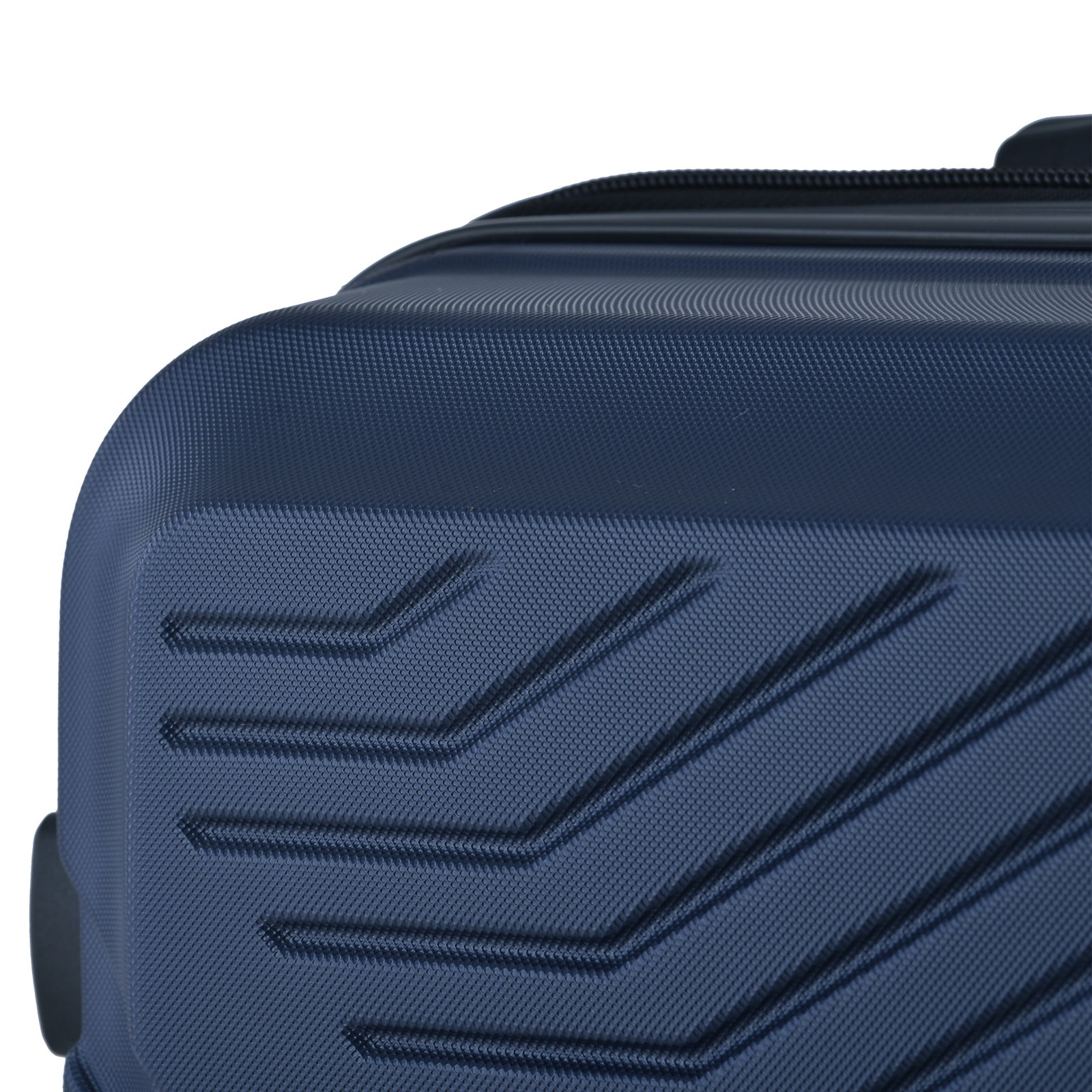 3 Piece Luggage Sets Abs Lightweight Suitcase With Two Hooks, Spinner Wheels, Tsa Lock, 20 24 28 Navy Navy Abs