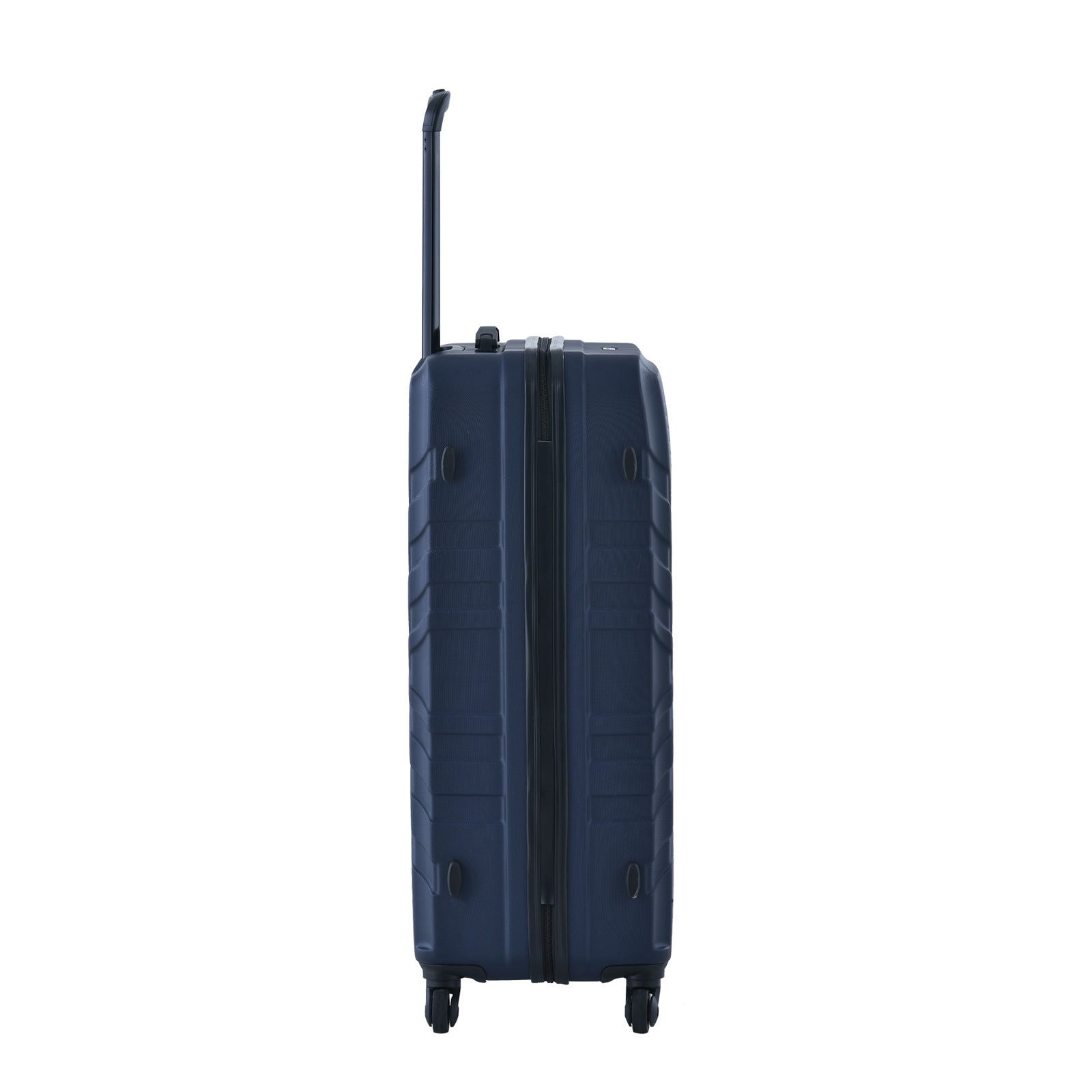 3 Piece Luggage Sets Abs Lightweight Suitcase With Two Hooks, Spinner Wheels, Tsa Lock, 20 24 28 Navy Navy Abs