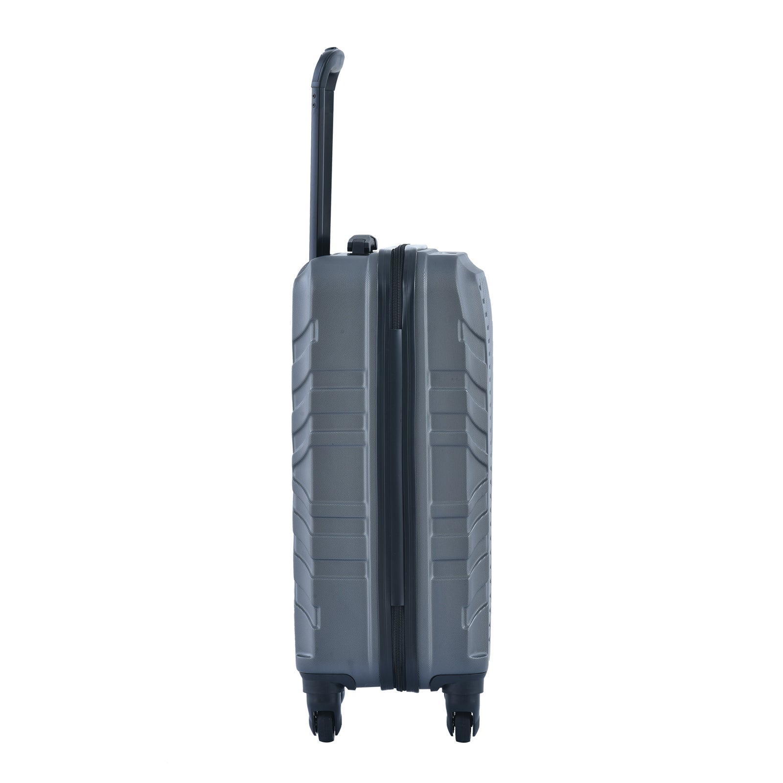 3 Piece Luggage Sets Abs Lightweight Suitcase With Two Hooks, Spinner Wheels, Tsa Lock, 20 24 28 Gray Gray Abs