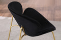 2 Chair 1 Carton Lounge Chair, Bedroom Vanity Chair For Home, Office, And Dining 6 Colors Black Velvet