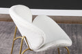 2 Chair 1 Carton Modern Lounge Chair, Teddy Velvet Cover, For Bedroom Vanity Chair For Home Office Dining 6 Colors White Velvet