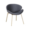 2 Chair 1 Carton Velvet Dining Chairs, Upholstered Living Room Chairs With Gold Metal Legs 6 Colors Grey Velvet