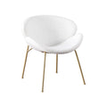 2 Chair 1 Carton Modern Lounge Chair, Teddy Velvet Cover, For Bedroom Vanity Chair For Home Office Dining 6 Colors White Velvet