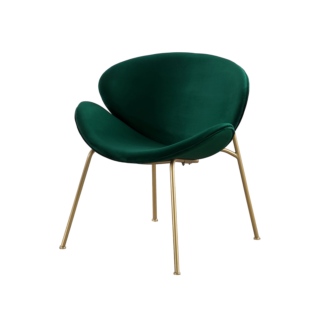 2 Chair 1 Carton Lounge Chair, Bedroom Vanity Chair For Home, Office, And Dining 6 Colors Green Velvet