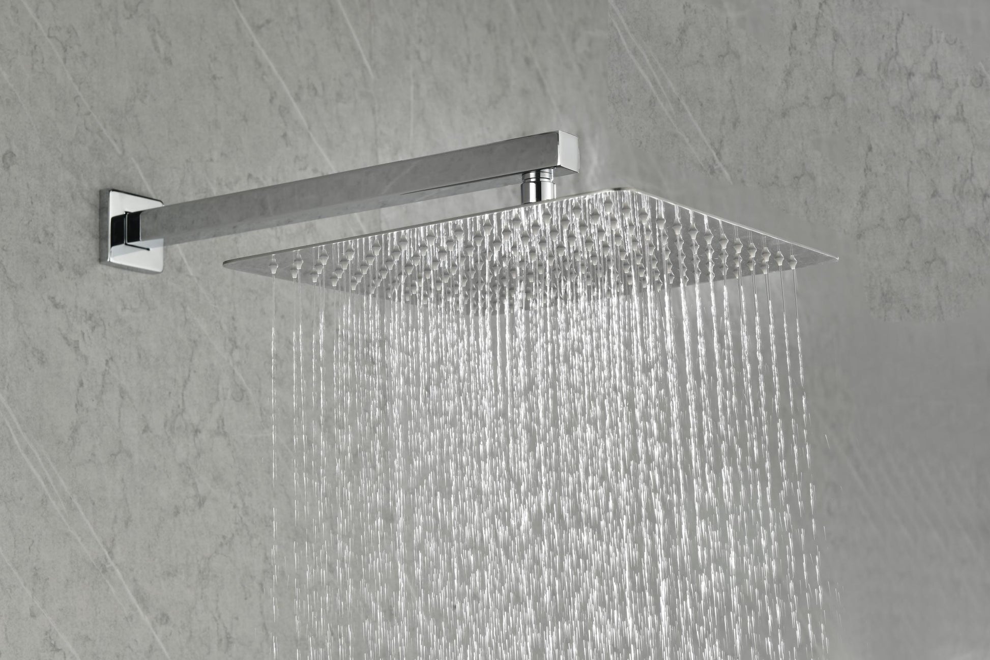 12" Rain Shower Head Systems Wall Mounted Shower Chrome Brass