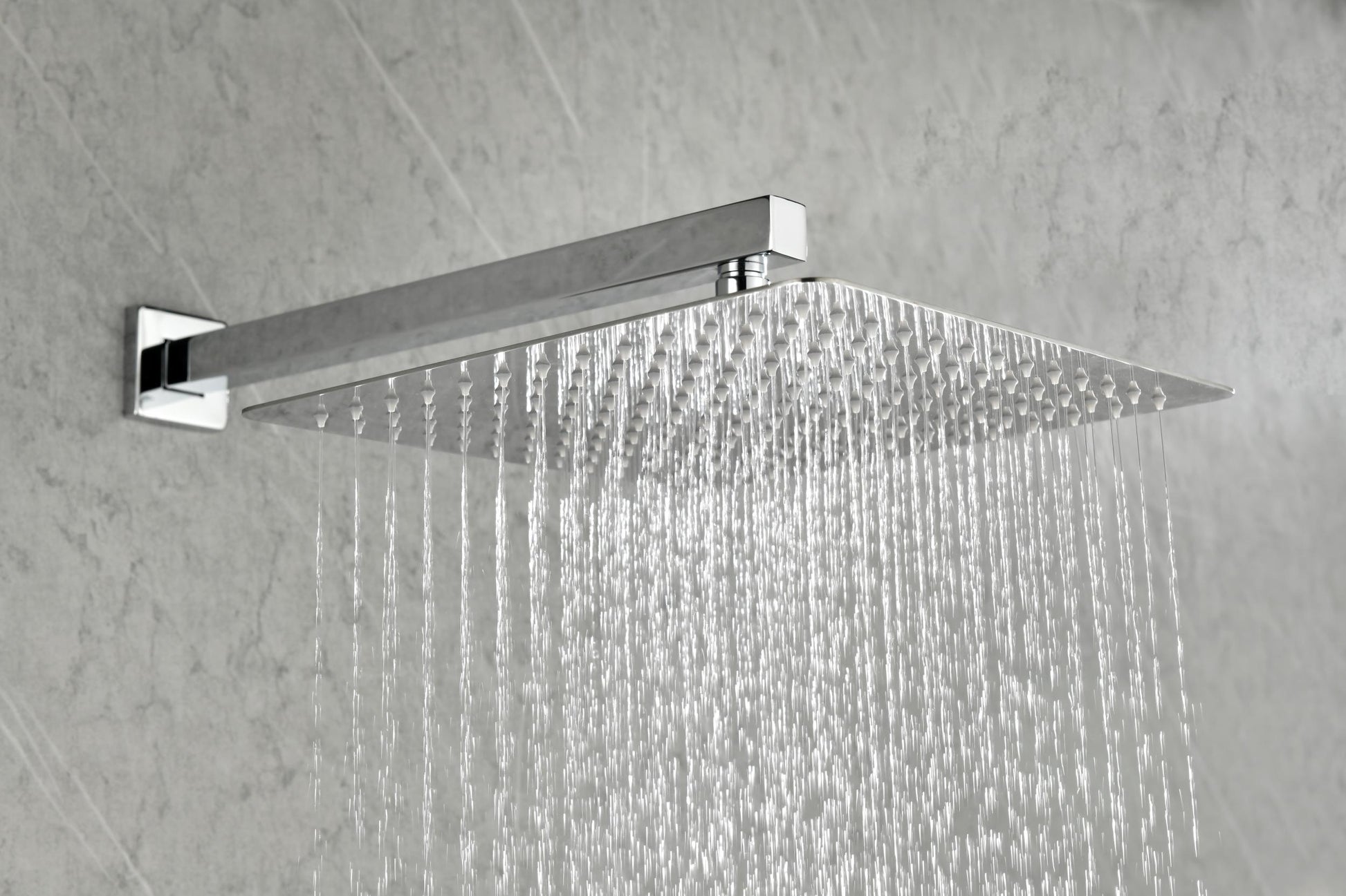 12" Rain Shower Head Systems Wall Mounted Shower Chrome Brass