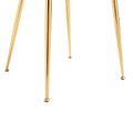 Coolmore Velvet Dining Chairs Set Of 2, Woven Upholstered Dining Chairs With Gold Metal Legs, Modern Accent Chairs For Living Room, Dining Room, Kitchen Teal Velvet Teal Foam Velvet