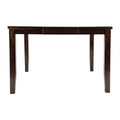 Cherry Finish Transitional 1Pc Counter Height Table With Extension Leaf Mango Veneer Wood Dining Furniture Cherry Dining Room Transitional Wood