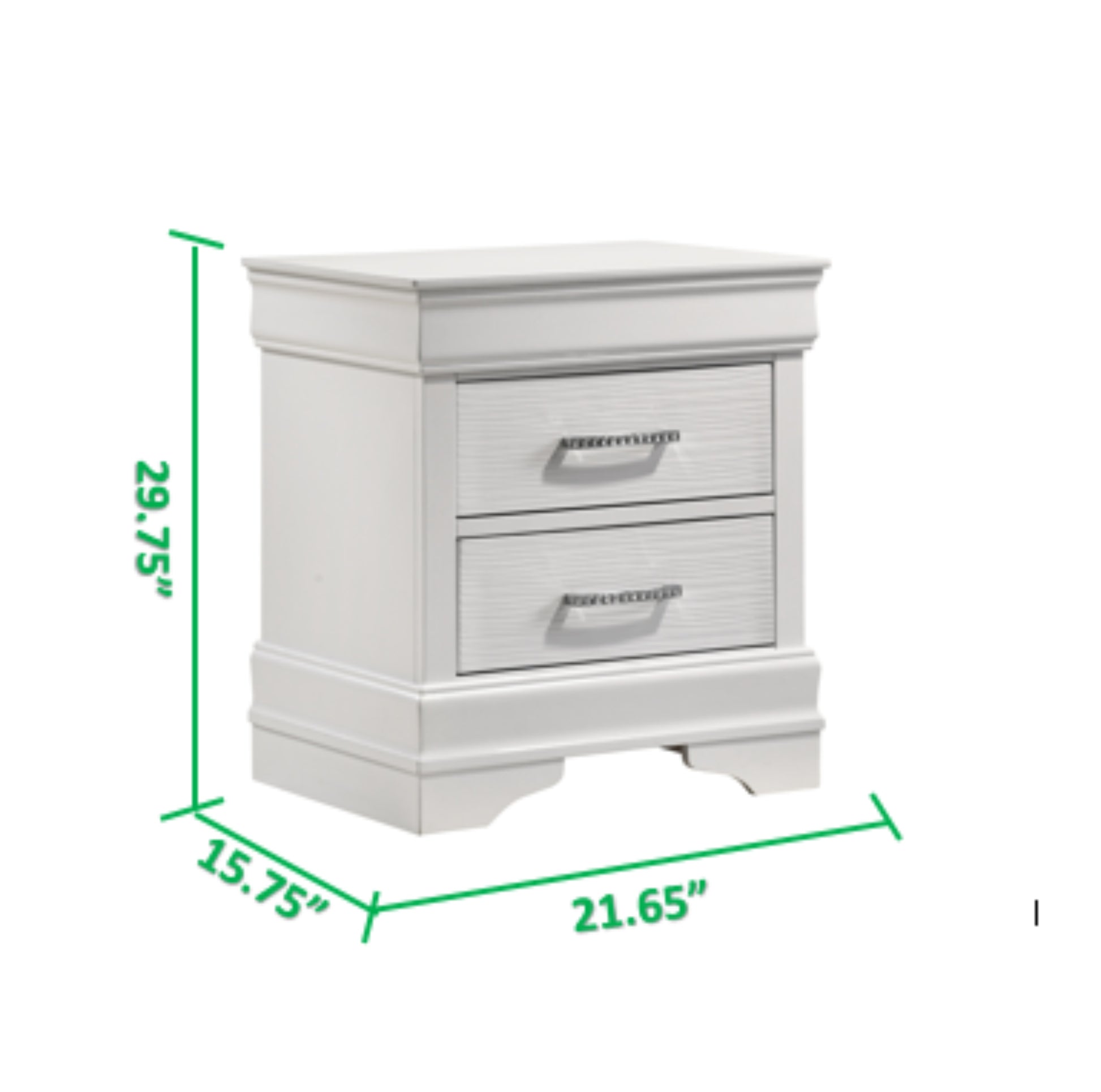 Queen 5 Pc Tufted Upholstery Led Bedroom Set Made With Wood In White Box Spring Required Queen White Wood 5 Piece Set Bedroom Bed Included,Chest Included,Dresser Included,Mirror Included,Nightstand