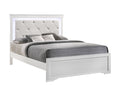 Queen 5 Pc Tufted Upholstery Led Bedroom Set Made With Wood In White Box Spring Required Queen White Wood 5 Piece Set Bedroom Bed Included,Chest Included,Dresser Included,Mirror Included,Nightstand