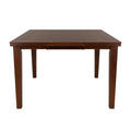 Contemporary Style Dark Oak Finish 1Pc Counter Height Table With Self Storing Butterfly Leaf Dining Room Furniture Brown Mix Dining Room Contemporary Wood