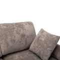 Coolmore U Shape Sectional Sofa With Ottomanreversible Sofa Couch For Living Room,Spacious Furniture,Durable Couch Removable And Machine Washable Cover Grey Velvet Grey Primary Living Space Foam Velvet 4 Seat