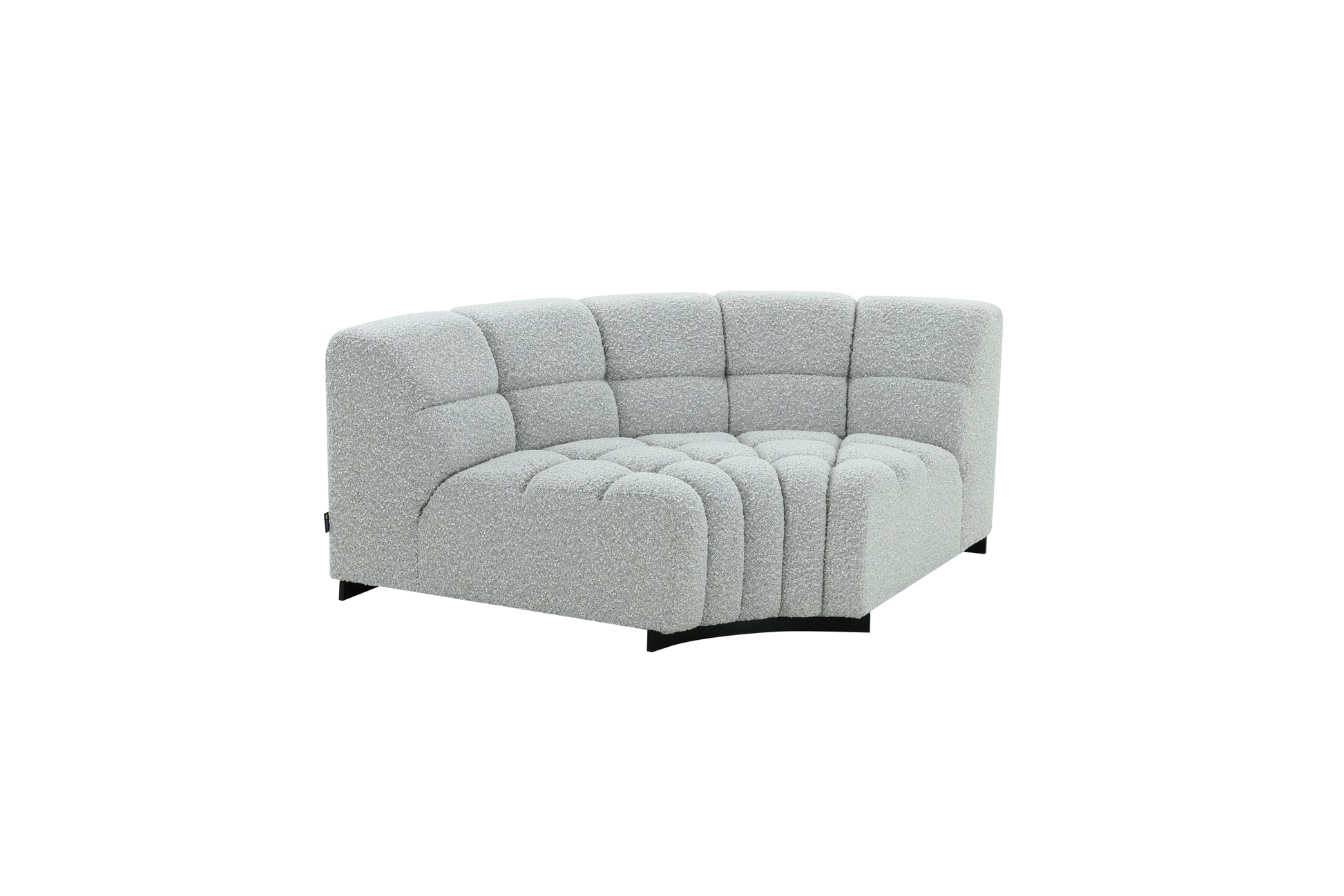 Modern Modular Sectional Sofa Set, Self Customization Design Sofa, Living Room Couch Set Grey Polyester