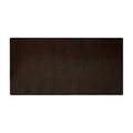 Casual Dining Warm Merlot Finish 1Pc Dining Table With Self Storing Extension Leaf Strong Durable Furniture Brown Mix Dining Room Wood