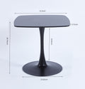 Special Dining Table,Mdf Dining Tablekitchen Table,Black,Exective Desk Matte Black Mdf