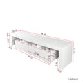 Modern Gloss White Tv Stand For 80 Inch Tv20 Colors Led Tv Stand W Remote Control Lights White Mdf