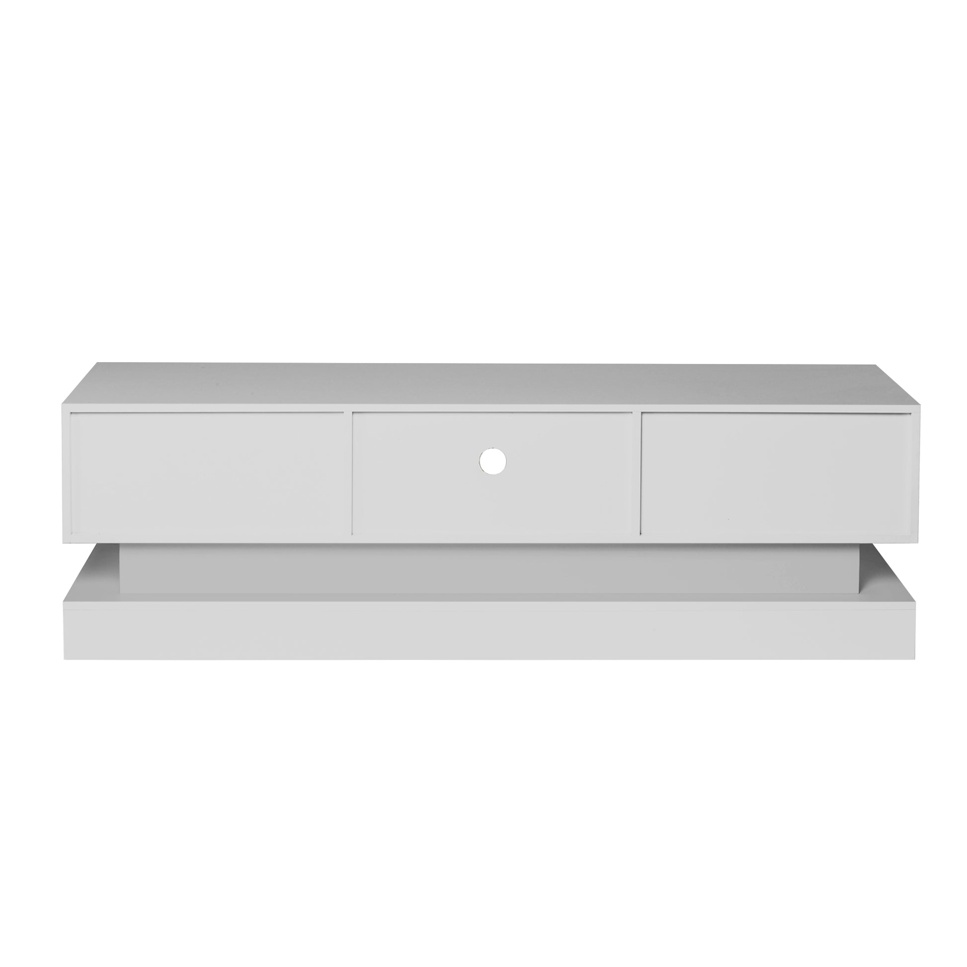 63Inch White Morden Tv Stand With Led Lights,High Glossy Front Tv Cabinet,Can Be Assembled In Lounge Room, Living Room Or Bedroom,Color:White White Primary Living Space 60 Inches 60 69 Inches Classic 65 Inches Foam Particle Board