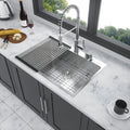 30X22 Inch Kitchen Sink Drop In 16 Gauge Stainless Steel 30