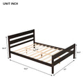 Full Bed With Headboard And Footboard,Espresso Sku:W504P149040 Full Espresso Pine