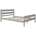 Full Bed With Headboard And Footboard,Grey Sku:W504P149038 Full Grey Pine