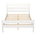 Full Bed With Headboard And Footboard,White Sku:W504P149039 Full White Pine