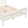 Full Bed With Headboard And Footboard,White Sku:W504P149039 Full White Pine