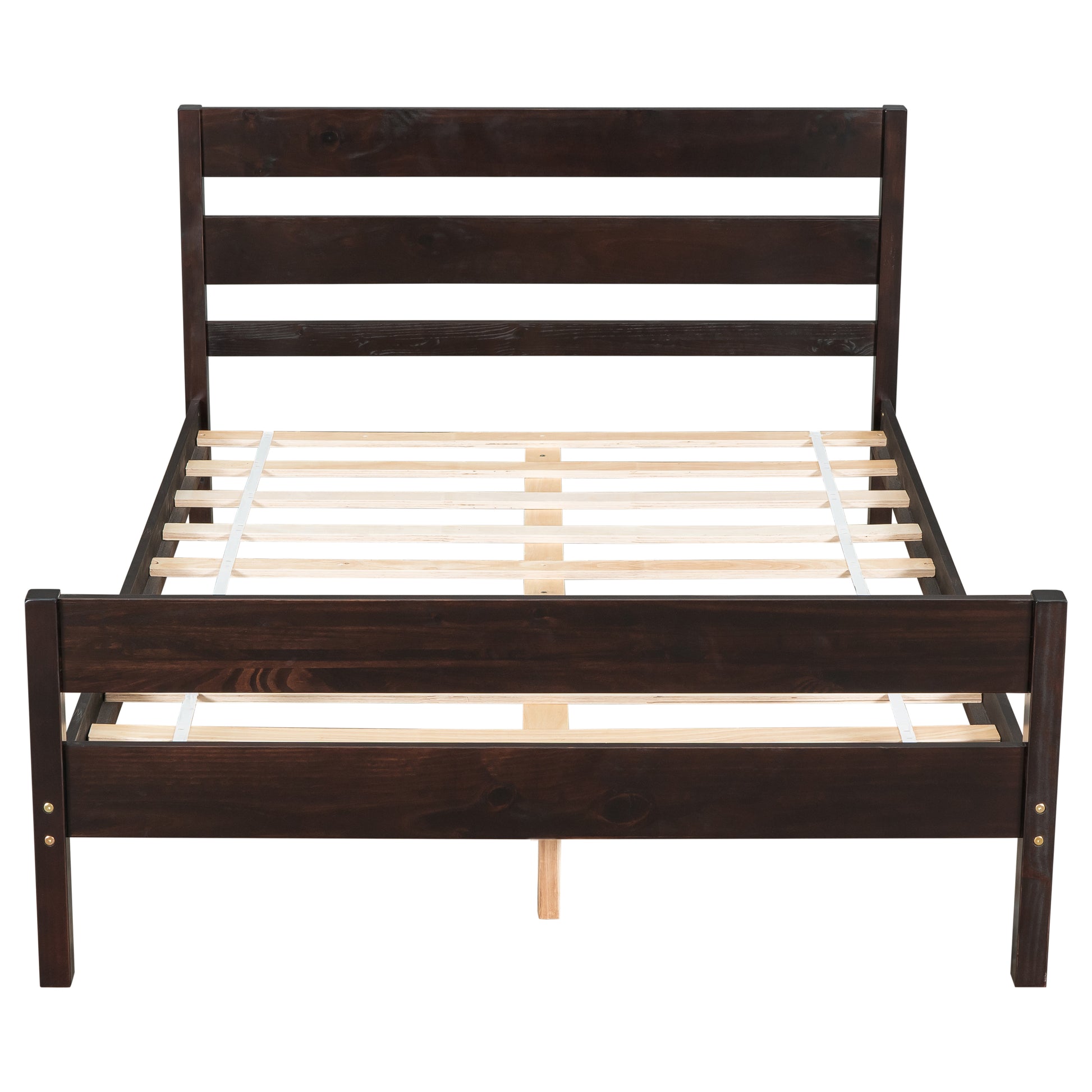 Full Bed With Headboard And Footboard,Espresso Sku:W504P149040 Full Espresso Pine