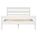 Full Bed With Headboard And Footboard,White Sku:W504P149039 Full White Pine