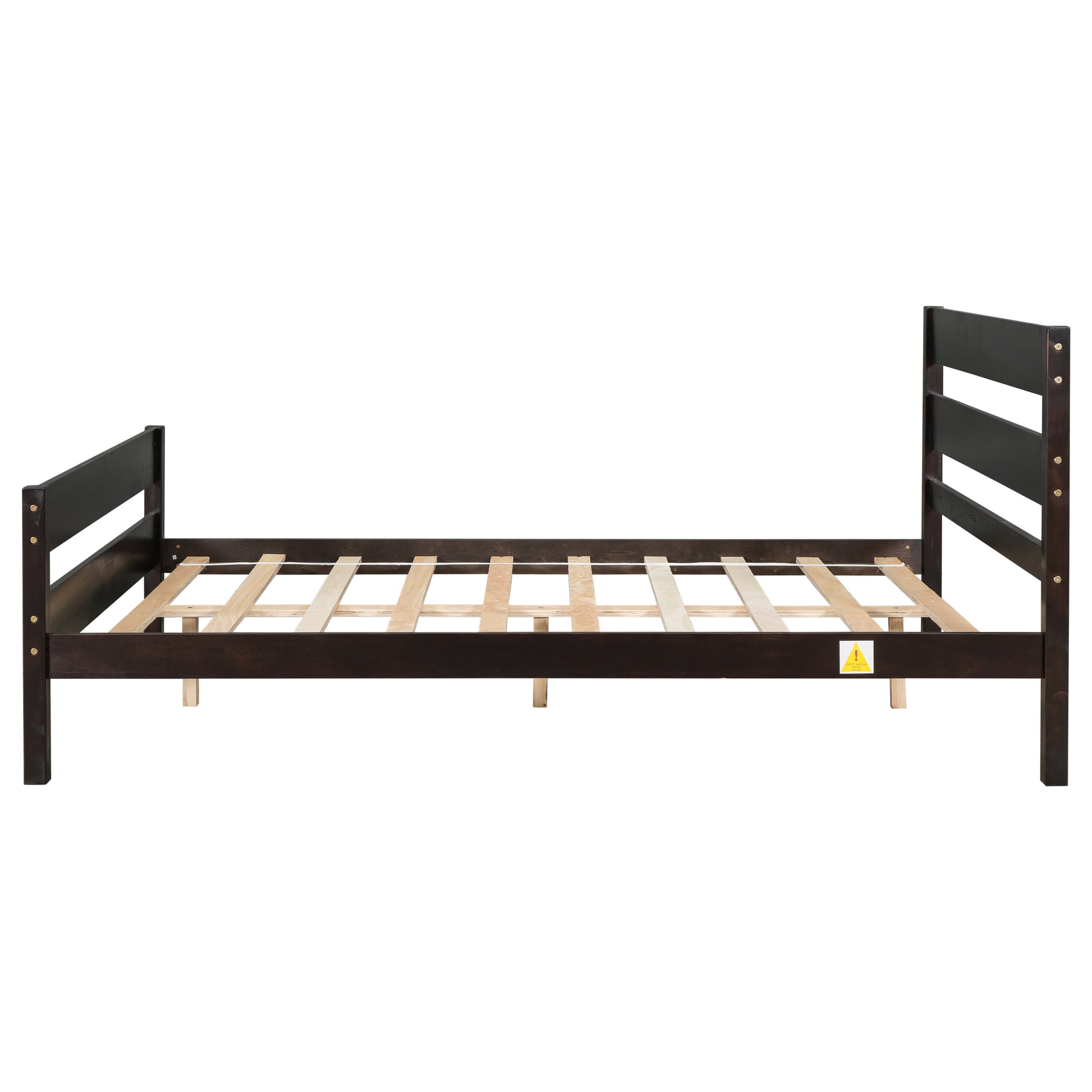 Full Bed With Headboard And Footboard,Espresso Sku:W504P149040 Full Espresso Pine